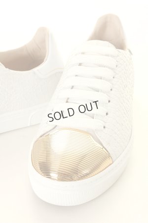 画像4: {SOLD}LOUIS LEEMAN ルイリーマン LOW TOP SNEAKER WITH STRIPED CAPPED{LL0251-LOU-CSV-BIAOR-BNC-AGA}