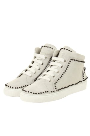 画像2: LOUIS LEEMAN ルイリーマン HIGH TOP SNEAKER WITH STUDS{LL0291-SIM-VLR-BIANA-AGS}