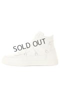 {SOLD}LOUIS LEEMAN ルイリーマン HIGH TOP QUILTED SNEAKER WITH MULTI{LL258T-SIM-VIT-BIAAR-BNC-AGA}