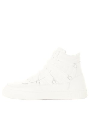 画像1:   LOUIS LEEMAN ルイリーマン HIGH TOP QUILTED SNEAKER WITH MULTI{LL258T-SIM-VIT-BIAAR-BNC-AGA}