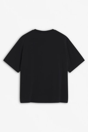 画像2: MAISON KITSUNE メゾンキツネ ボールド フォックスヘッド パッチ オーバーサイズ Tシャツ{-BES}