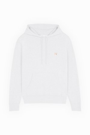 画像1:   MAISON KITSUNE メゾンキツネ フォックスヘッド パッチ レギュラー フーディ {-BES}  :LM00702KM0001H120 