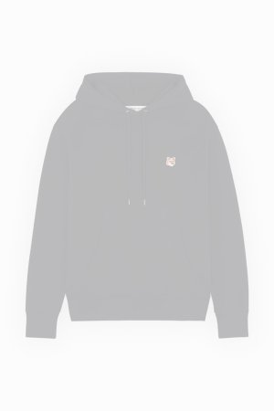 画像1: MAISON KITSUNE メゾンキツネ フォックスヘッド パッチ レギュラー フーディ{-BES}
