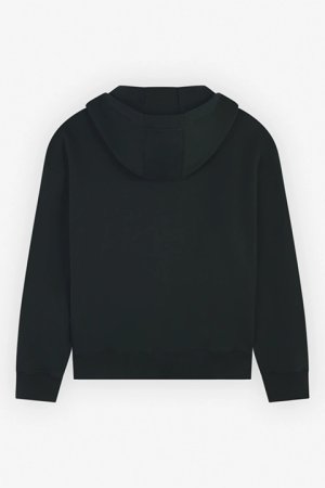 画像2: MAISON KITSUNE メゾンキツネ ボールド フォックスヘッド パッチ オーバーサイズ フーディ{-BDA}