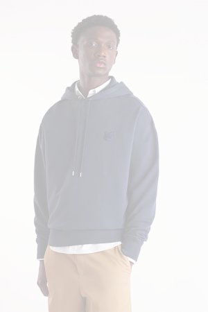 画像4:   MAISON KITSUNE メゾンキツネ ボールド フォックスヘッド パッチ オーバーサイズ フーディ {-BDA}  :LM00705KM0001P492 