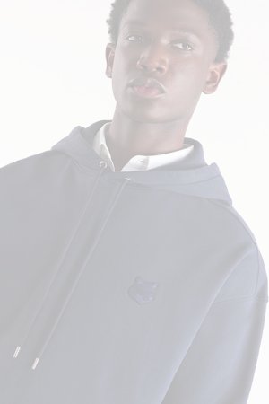 画像5:   MAISON KITSUNE メゾンキツネ ボールド フォックスヘッド パッチ オーバーサイズ フーディ {-BDA}  :LM00705KM0001P492 