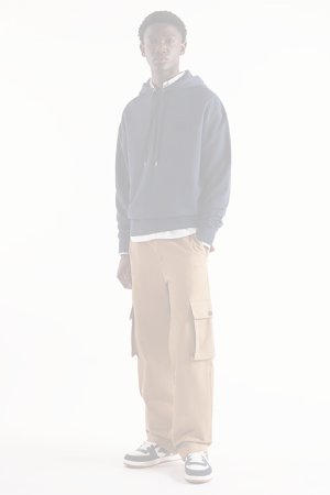 画像6:   MAISON KITSUNE メゾンキツネ ボールド フォックスヘッド パッチ オーバーサイズ フーディ {-BDA}  :LM00705KM0001P492 