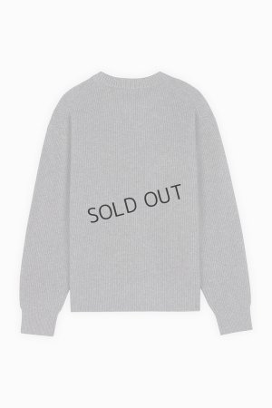 画像2: {SOLD}MAISON KITSUNE メゾンキツネ ボールド フォックスヘッド パッチ コンフォート リブ ジャンパー{-BDA}