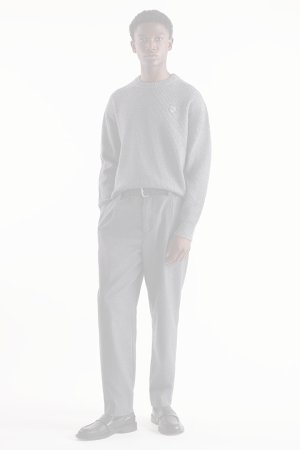 画像3:   MAISON KITSUNE メゾンキツネ ボールド フォックスヘッド パッチ コンフォート リブ ジャンパー {-BDA}  :LM00818KT1093H131 