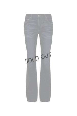 画像1: {SOLD}Cout De La Liberte コート デ ラ リベルテ Jimmy-Stretch Suede Denim Flare{-BDA}