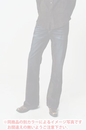 画像4:  {SOLD} Cout De La Liberte コート デ ラ リベルテ Jimmy-Stretch Suede Denim Flare{-BDA}