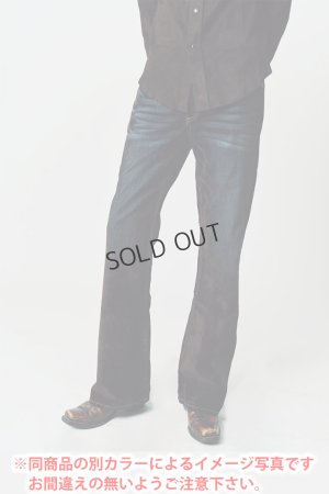 画像4: {SOLD}Cout De La Liberte コート デ ラ リベルテ Jimmy-Stretch Suede Denim Flare{-BDA}