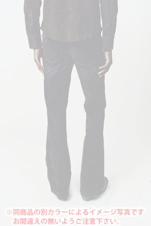 画像5:  {SOLD} Cout De La Liberte コート デ ラ リベルテ Jimmy-Stretch Suede Denim Flare{-BDA}
