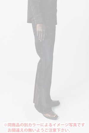 画像7:  {SOLD} Cout De La Liberte コート デ ラ リベルテ Jimmy-Stretch Suede Denim Flare{-BDA}