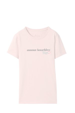 画像1:   MOOSE KNUCKLES ムースナックルズ T SHIRT JAPAN LIMITED{20I-M30LT707ET-PNK-BAS}