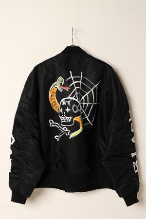 画像5: guernika ゲルニカ MA-1 SNAKE AND SKULL{-BDA}{E-}