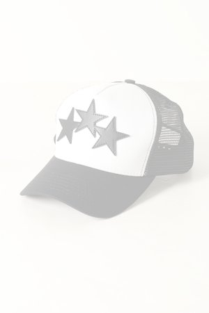 画像1:  {SOLD} AMIRI アミリ 3STAR COLOR BLOCK TRUCKER {-BAS}  :MAH003-BKWH-F 