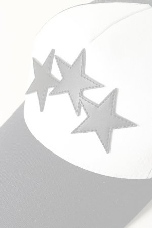 画像2:  {SOLD} AMIRI アミリ 3STAR COLOR BLOCK TRUCKER {-BAS}  :MAH003-BKWH-F 