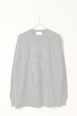 画像1:   SLAVE OF MAYO スレイブオブメイヨー DOUBLE NAME LIMITED ITEM Maria Tee L/S{MARIA-L/S-BLK/クリスタル-BBA}