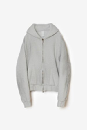 画像1: VEIN ヴェイン  BRUSHED TERRY ZIP-UP HOODIE{VJ62-303-BFA}