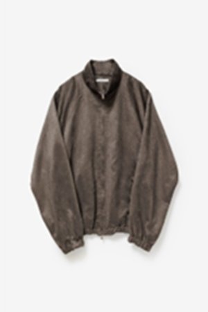 画像1: VEIN ヴェイン  SYNTHETIC SUEDE TRACK JACKET{VB62-316-BFA}