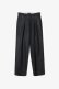 画像1: STILL ATTACHMENT スティル アタッチメント SP160 WO SHORT BEAVER CROSS TUCK WIDE TROUSERS{AP62-002-BFA} (1)