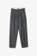 画像1: STILL ATTACHMENT スティル アタッチメント SP160 WO SHORT BEAVER CROSS TUCK WIDE TROUSERS{AP62-002-BFA} (1)