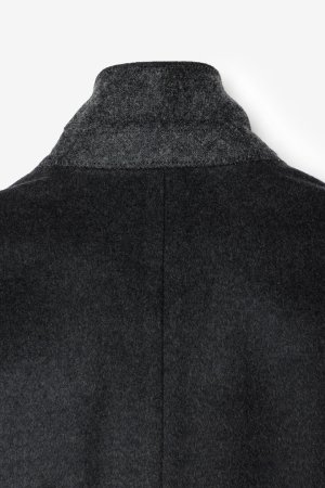 画像3: STILL ATTACHMENT スティル アタッチメント SP160 WO SHORT BEAVER DOUBLE-BREASTED JACKET{AG62-056-BFA}