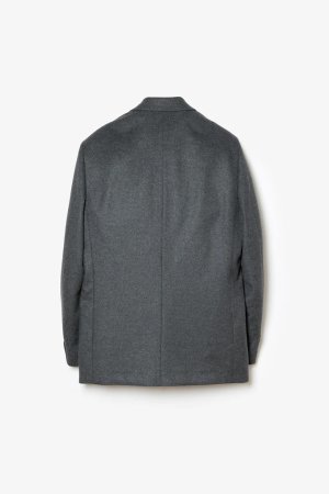 画像2: STILL ATTACHMENT スティル アタッチメント SP160 WO SHORT BEAVER DOUBLE-BREASTED JACKET{AG62-056-BFA}