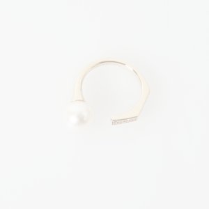 画像2:   Hirotaka ヒロタカ Manhhatan Pearl Diamond Ring{-BAS}