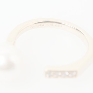 画像5:   Hirotaka ヒロタカ Manhhatan Pearl Diamond Ring{-BAS}