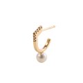 Hirotaka ヒロタカ Manhattan Pearl Diamond Earring{-BAS}