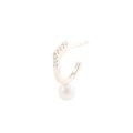   Hirotaka ヒロタカ Manhattan Pearl Diamond Earring{-BAS}