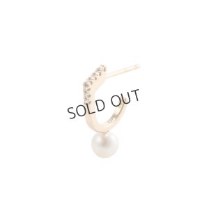画像1: {SOLD}Hirotaka ヒロタカ Manhattan Pearl Diamond Earring{-BAS}