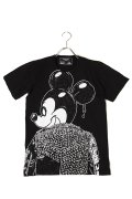 DOMREBEL ドムレーベル MICK T-SHIRT ブラックスワロフスキー/カスタムモデル{-AHS}