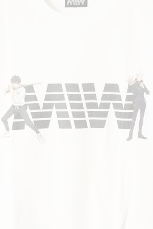 画像3:   MADE IN WORLD メイドインワールド MIW × 劇場版 呪術廻戦0 crew neck tee / 乙骨憂太,五条悟{-BBS}