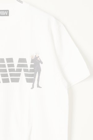 画像4:   MADE IN WORLD メイドインワールド MIW × 劇場版 呪術廻戦0 crew neck tee / 乙骨憂太,五条悟{-BBS}