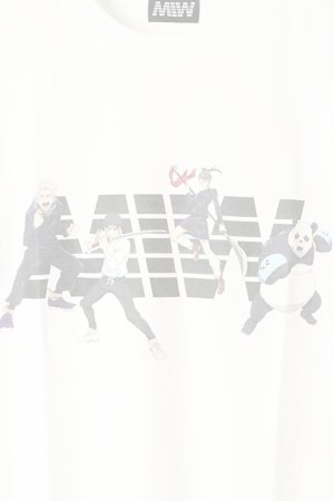 画像3:   MADE IN WORLD メイドインワールド MIW × 劇場版 呪術廻戦0 crew neck tee / 狗巻棘 ,乙骨憂太, 禪院真希,パンダ {-BBS}