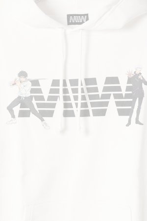 画像3:   MADE IN WORLD メイドインワールド MIW × 劇場版 呪術廻戦0 pull over hoodie sweat / 乙骨憂太,五条悟{-BBS}