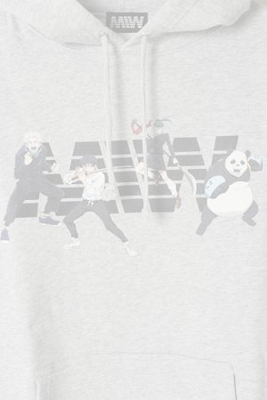 画像3:   MADE IN WORLD メイドインワールド MIW × 劇場版 呪術廻戦0 pull over hoodie sweat / 狗巻棘,乙骨憂太,禪院真希,パンダ{-BBS}
