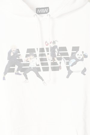 画像3:   MADE IN WORLD メイドインワールド MIW × 劇場版 呪術廻戦0 pull over hoodie sweat / 狗巻棘,乙骨憂太,禪院真希,パンダ{-BBS}