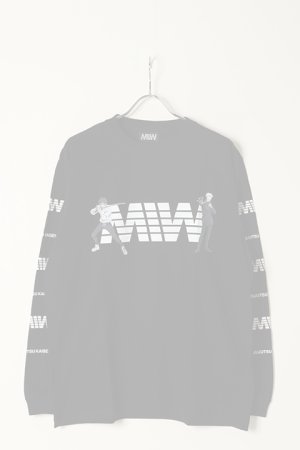 画像1:   MADE IN WORLD メイドインワールド MIW × 劇場版 呪術廻戦0 crew neck long sleeve tee / 乙骨憂太,五条悟{-BBS}