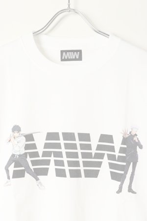 画像2:   MADE IN WORLD メイドインワールド MIW × 劇場版 呪術廻戦0 crew neck long sleeve tee / 乙骨憂太,五条悟{-BBS}