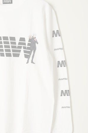 画像4:   MADE IN WORLD メイドインワールド MIW × 劇場版 呪術廻戦0 crew neck long sleeve tee / 乙骨憂太,五条悟{-BBS}
