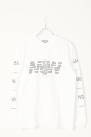 画像1:   MADE IN WORLD メイドインワールド MIW × 劇場版 呪術廻戦0 crew neck long sleeve tee / 夏油傑{-BBS}
