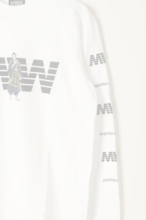 画像4:   MADE IN WORLD メイドインワールド MIW × 劇場版 呪術廻戦0 crew neck long sleeve tee / 夏油傑{-BBS}