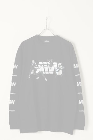 画像1:   MADE IN WORLD メイドインワールド MIW × 劇場版 呪術廻戦0 crew neck long sleeve tee / 狗巻棘,乙骨憂太,禪院真希,パンダ{-BBS}