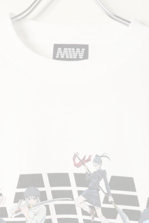 画像2:   MADE IN WORLD メイドインワールド MIW × 劇場版 呪術廻戦0 crew neck long sleeve tee / 狗巻棘,乙骨憂太,禪院真希,パンダ{-BBS}