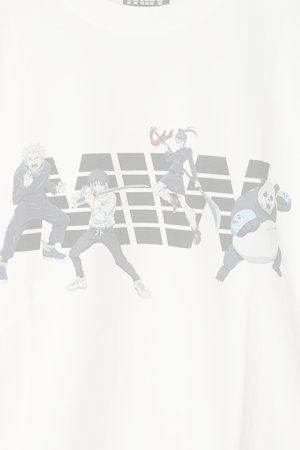 画像3:   MADE IN WORLD メイドインワールド MIW × 劇場版 呪術廻戦0 crew neck long sleeve tee / 狗巻棘,乙骨憂太,禪院真希,パンダ{-BBS}