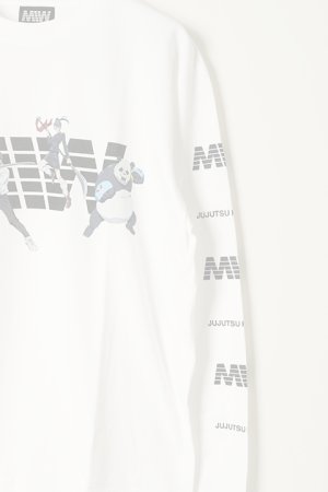 画像4:   MADE IN WORLD メイドインワールド MIW × 劇場版 呪術廻戦0 crew neck long sleeve tee / 狗巻棘,乙骨憂太,禪院真希,パンダ{-BBS}